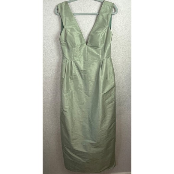 Lula Kate Dresses & Skirts - Lula Kate Dress Womens 12 Light Green Long Gown Maxi Brides Maid Formal Party